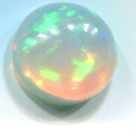 Stunning Natural Ethiopian Welo Opal Polished Gemstone 1.05 carats 7.5 mm Round