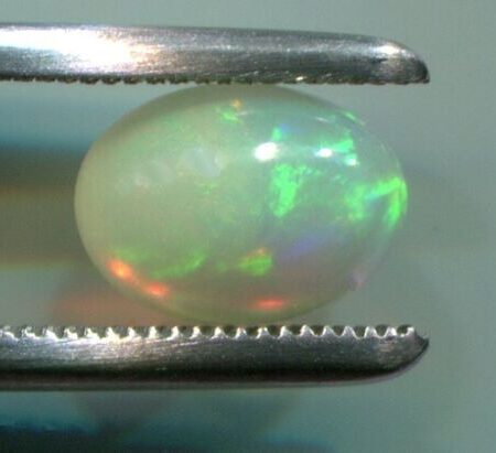 Stunning Natural Ethiopian Welo Opal Polished Gemstone 0.85 carats 8 mm x 6 mm